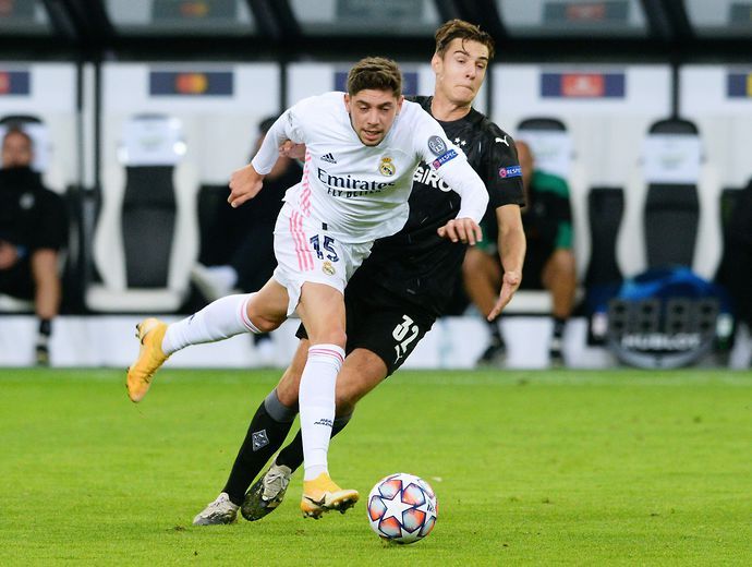 Federico Valverde in action for Real Madrid 