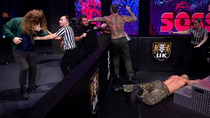 Brawl breaks out on NXT UK