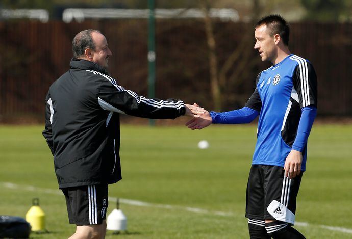 Rafa Benitez and John Terry at Chelsea