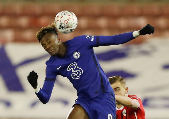 Tammy Abraham in action for Chelsea