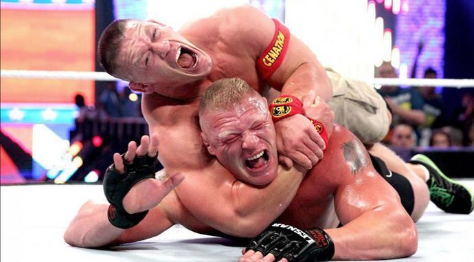 Cena could face someone like Lesnar in his retirement match