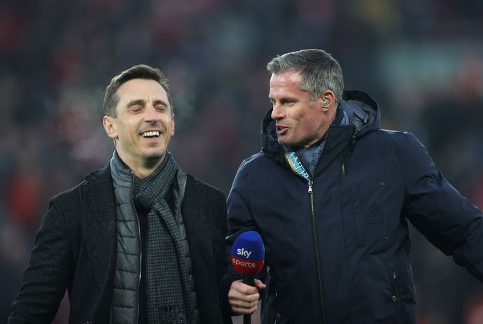 Gary Neville and Jamie Carragher 