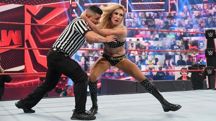 Charlotte lost her cool on RAW