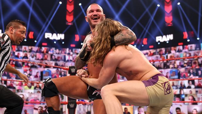 Orton and Riddle were in action on RAW