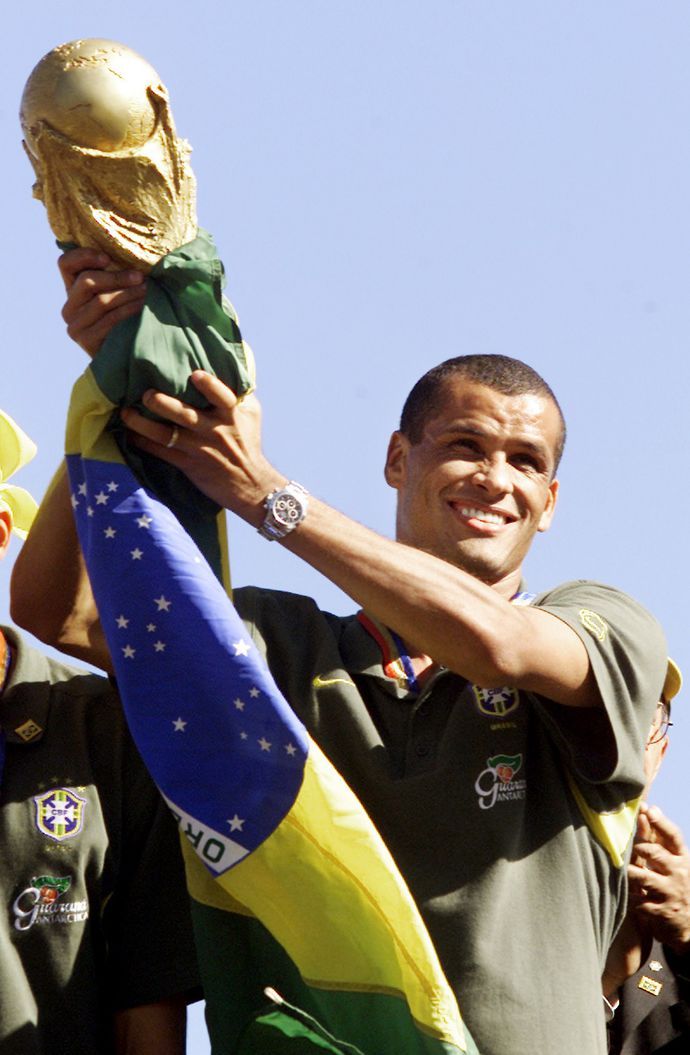 Rivaldo won the World Cup with Brazil in 2002