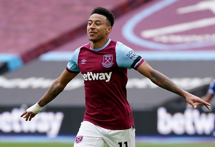 Jesse Lingard in action for West Ham
