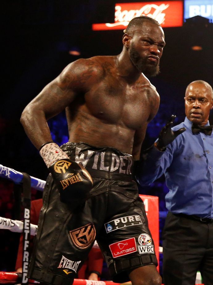 Deontay Wilder shows off current physique for first time in 14 months