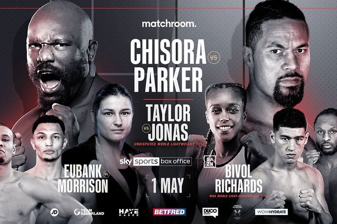 Eddie Hearn stated how proud he was of the Dereck Chisora vs Joseph Parker fight card