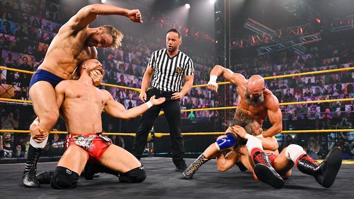 Tag team action on NXT