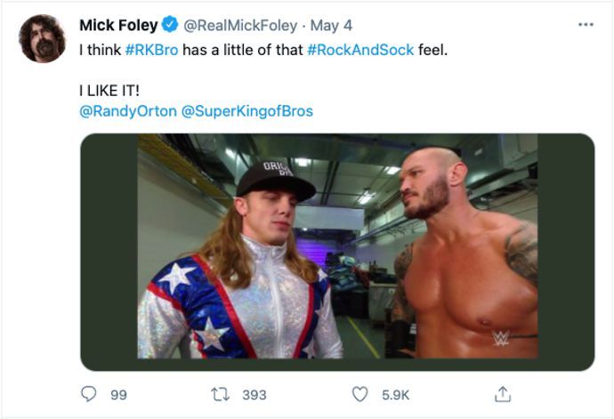 Foley has praised R-K-Bro