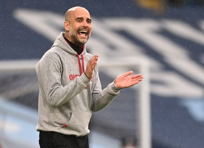 Pep Guardiola hailed his side after they won the Premier League
