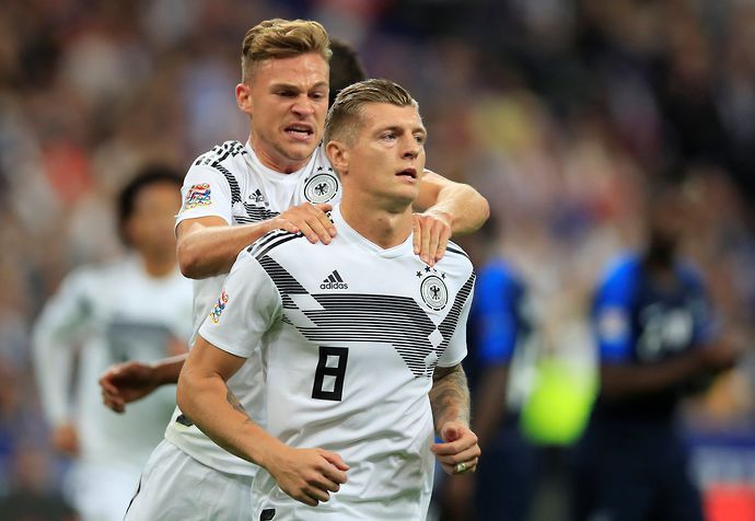 Kimmich and Kroos with Germany