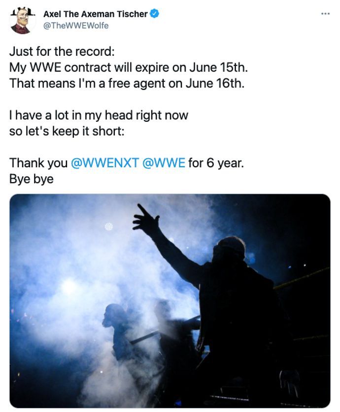 Wolfe reacts to being cut by WWE
