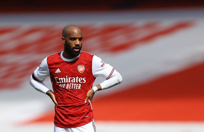 Alexandre Lacazette in action for Arsenal
