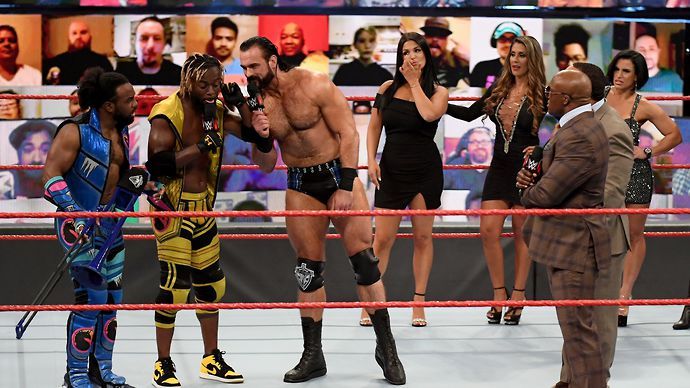 Tempers flare on RAW