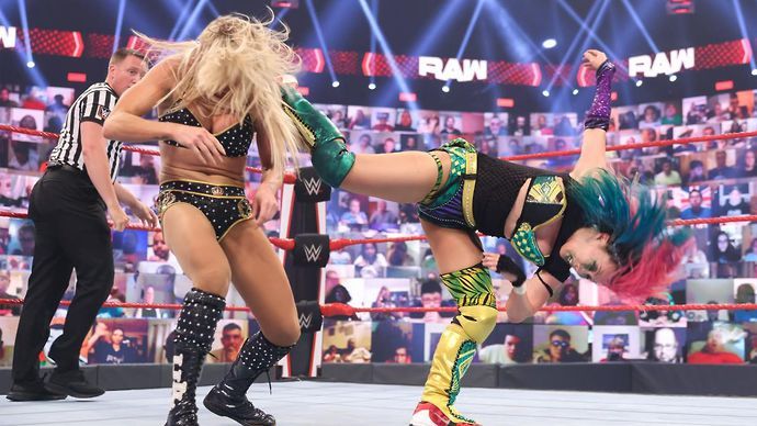 Flair picked up victory vs Asuka
