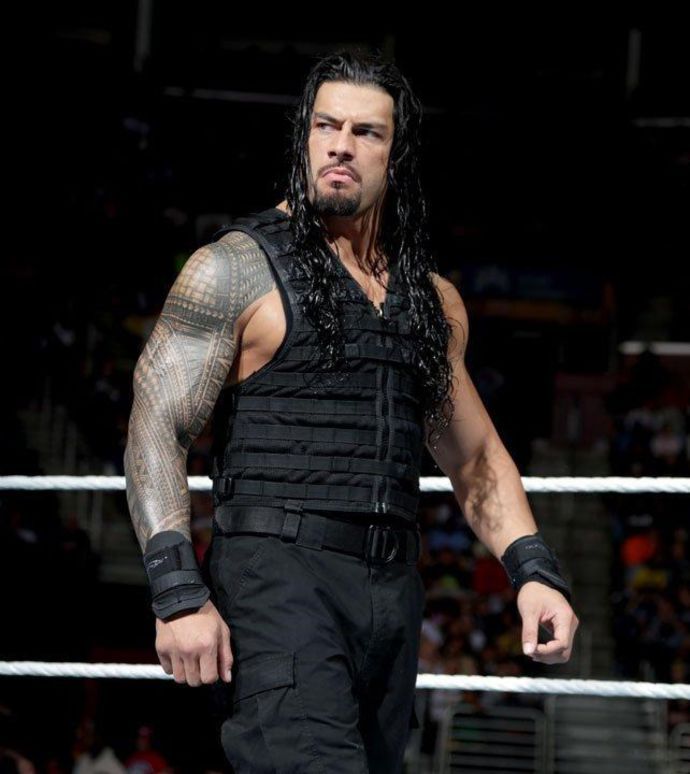 Reigns wore a vest for much of his main roster run