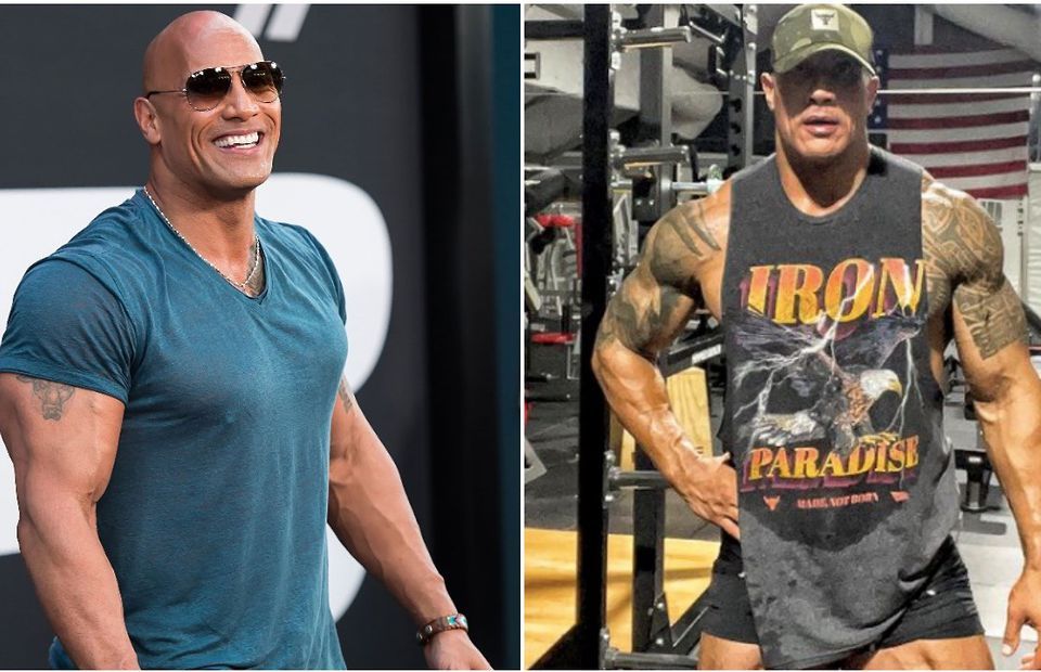 Dwayne 'The Rock' Johnson's legs are absolutely massive in new training ...