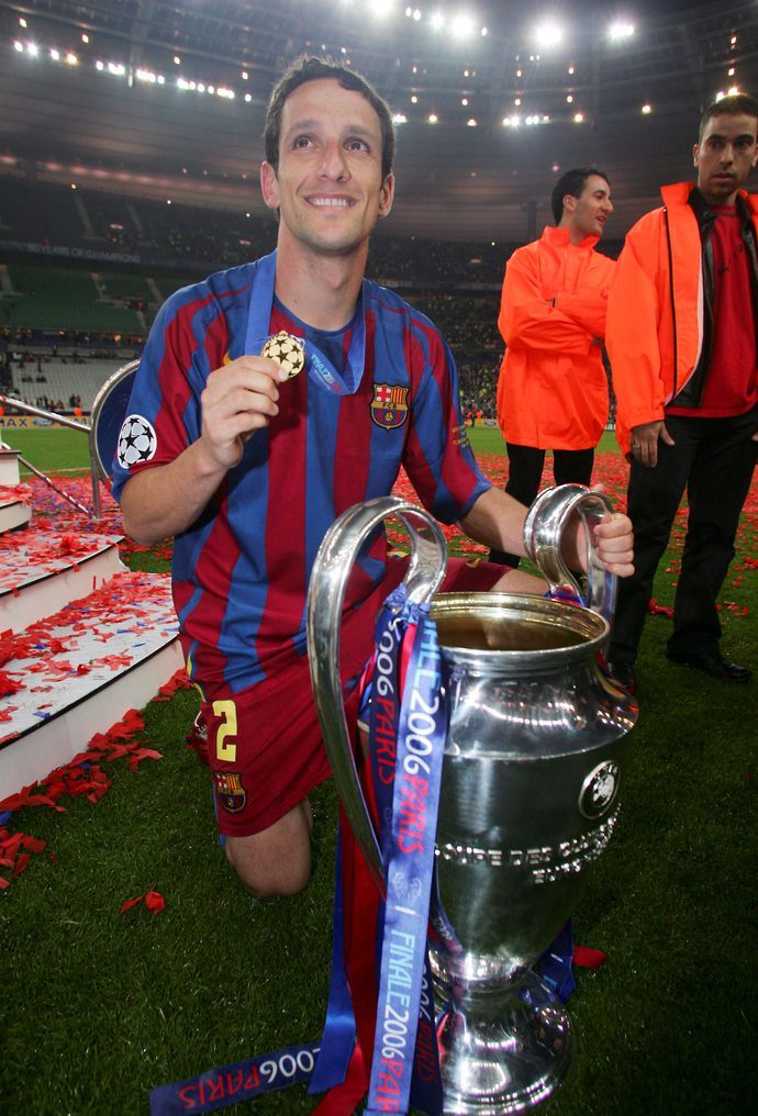 Belletti with the CL trophy