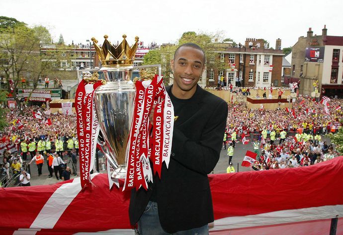 Henry with the PL trophy