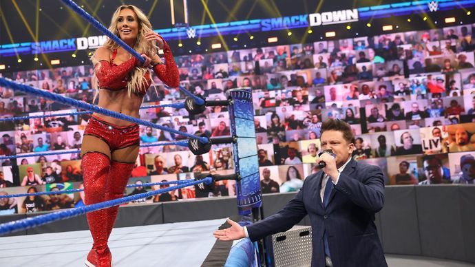 Carmella in action on SmackDown