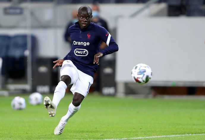 N'Golo Kante in action for France