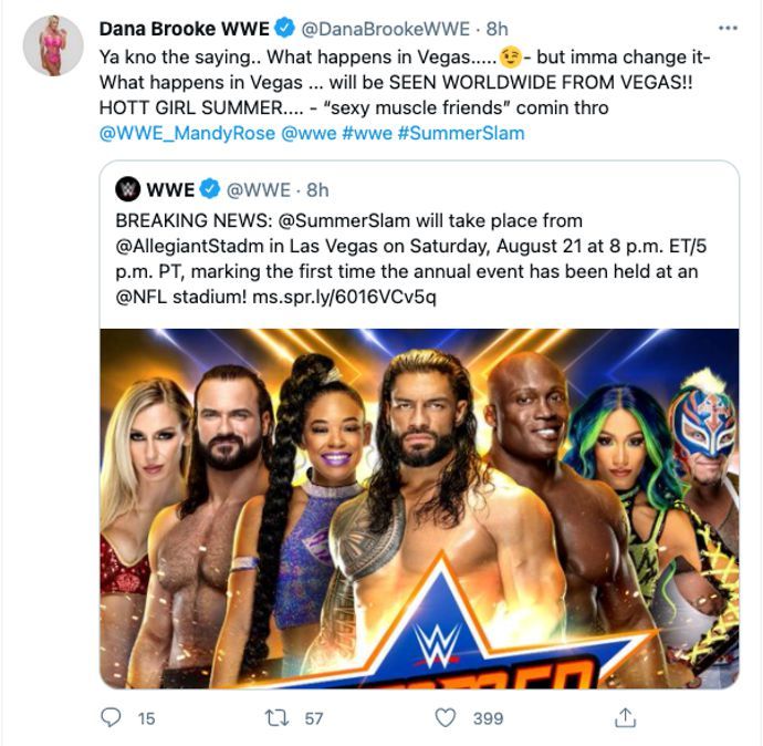 Brooke made a bold prediction for SummerSlam