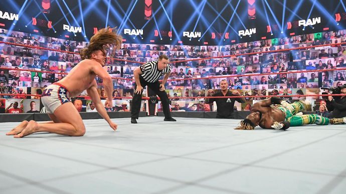 Riddle was beaten on RAW