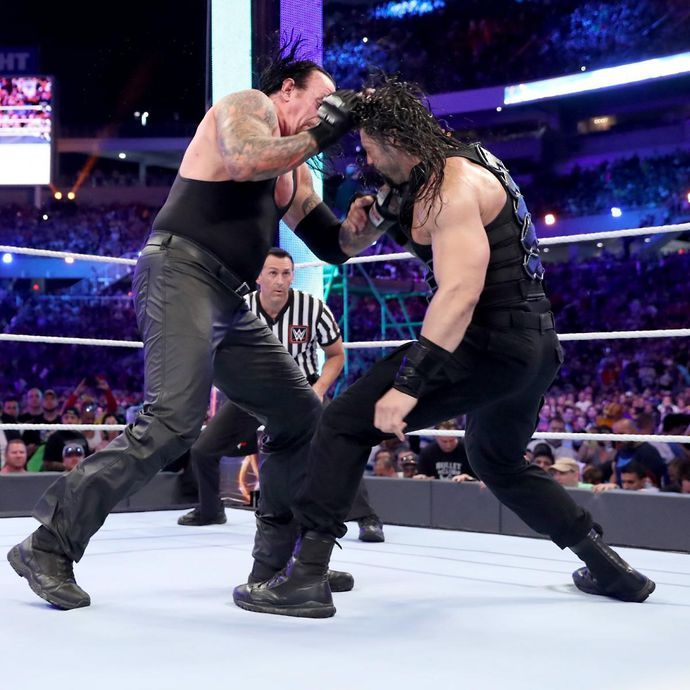 Undertaker and Reigns have clashed in WWE before