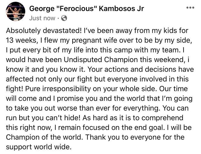George Kambosos Jr