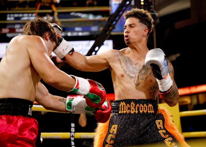 Austin McBroom came out on top against Bryce Hall in his last fight.