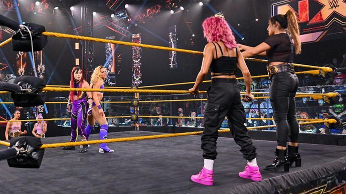 The women's tag team title scene in NXT heats up