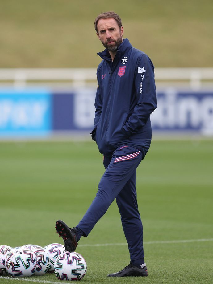 Southgate in training