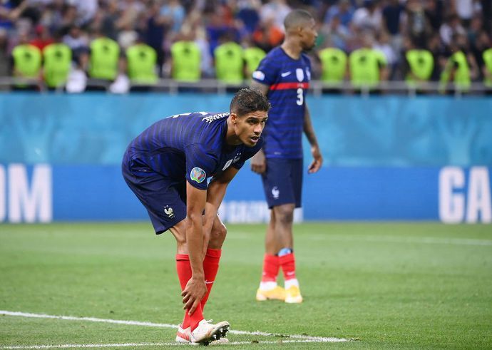 Paul Pogba and Raphael Varane clashed on the pitch in France vs Switzerland