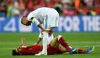 Sergio Ramos injured Mo Salah in the 2018 Champions League final