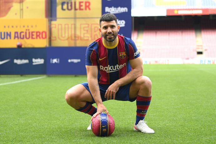 Sergio Aguero signed for Barcelona earlier this summer