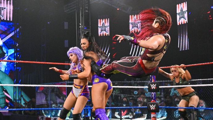 Io Shirai and Zoey Stark won the WWE NXT Women's Tag Team title