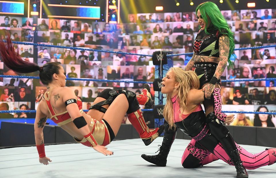 Watch Shotzi And Tegan Nox Debut Against Natalya And Tamina Smackdown July 9 2021 5751