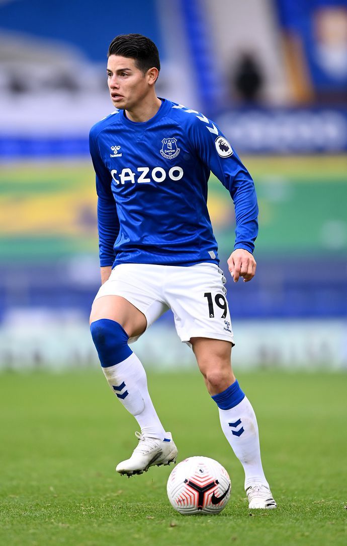 Rodriguez with Everton