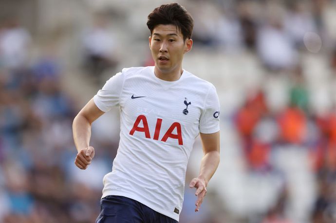 Son Heung-min in action for Spurs