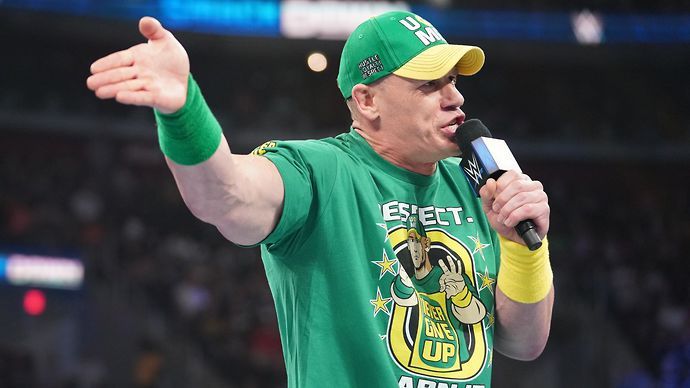 John Cena wrestled after SmackDown last night