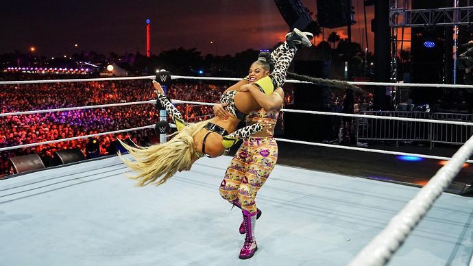 Bianca Belair and Carmella went one-on-one on SmackDown