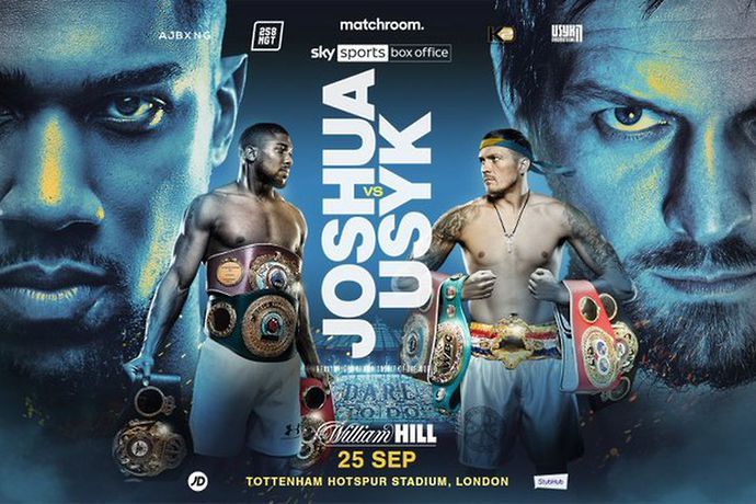Anthony Joshua and Oleksandr Usyk will face off against each other on 25th September 2021.