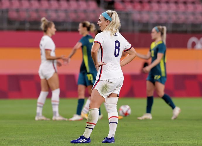 Julie Ertz after the USA's 0-0 draw with Australia