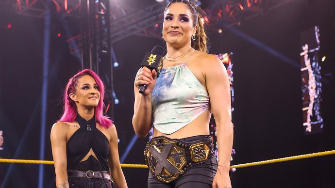 Raquel Gonzalez and Dakota Kai on WWE NXT