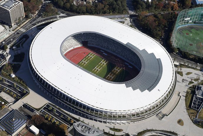 The Tokyo Olympic Stadium will be the main venue for this year's Olympic Games.
