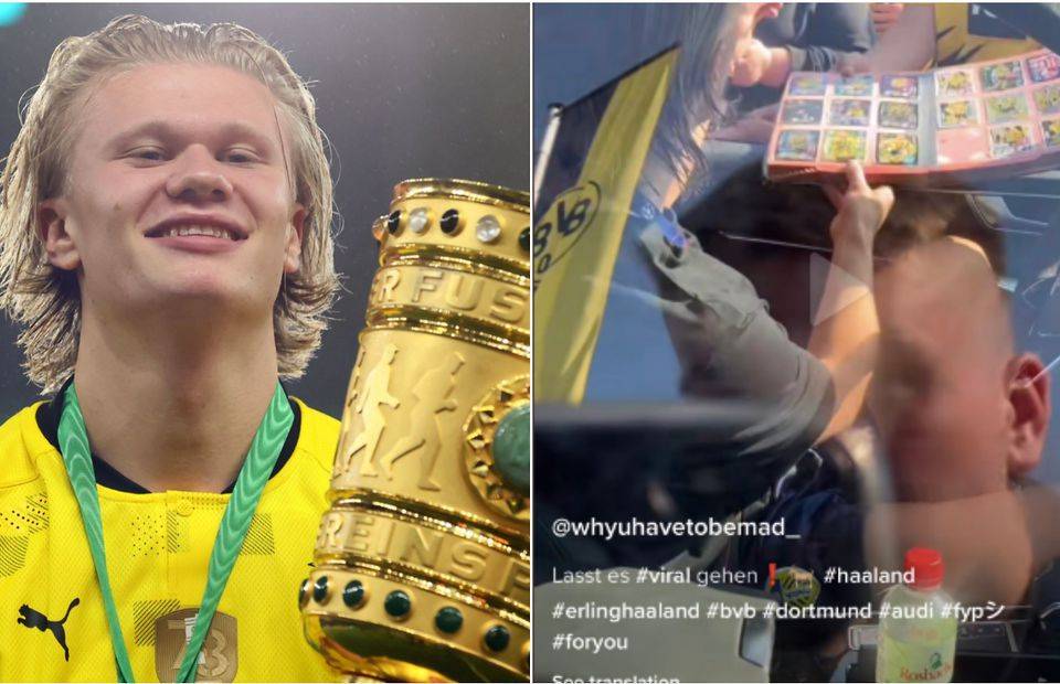 Erling Haaland: Borussia Dortmund star spotted wearing Leeds United shorts