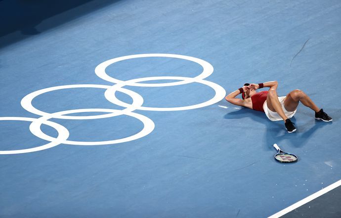 Switzerland's Belinda Bencic is the new Olympic tennis champion