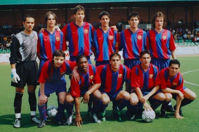 Barcelona's famous Class of '03, including Messi & Pique