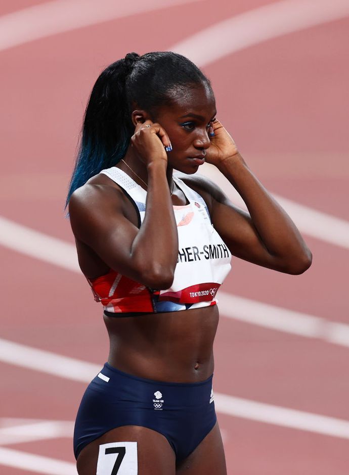 Dina Asher-Smith did not make the 100m final at the 2020 Olympics